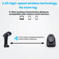 Long-range Wireless QR Code Barcode Scanner With Base, Single 2.4G, 2.4G + Bluetooth