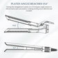 Straightening nozzle attachment diagram with angled plate design