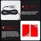 LED wiring harness and controller setup for demon eye car ambient light installation