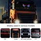LED demon-eye ambient display on car, truck, off-road vehicle, and SUV