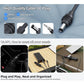 3-in-1 cable with DC connector tips, including Type-C, USB, and barrel plug ends