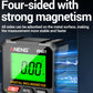 ANENG RN01 inclinometer with four-sided magnetic design and green LCD on black body