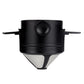 Portable Paperless Coffee Filter Cup Coffee Drip Filter Cone, White, Black, Black With Base, White With Base