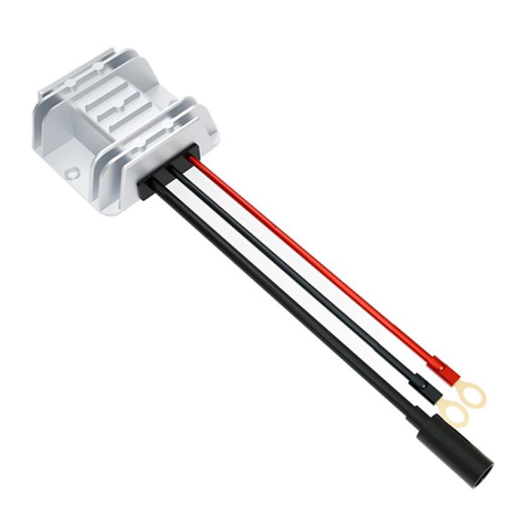 12V/24V to 48V power converter, DC5521 female connector with red and black leads