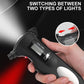 Handheld DIGI-TIRE tire pressure gauge with LCD display and switch, black