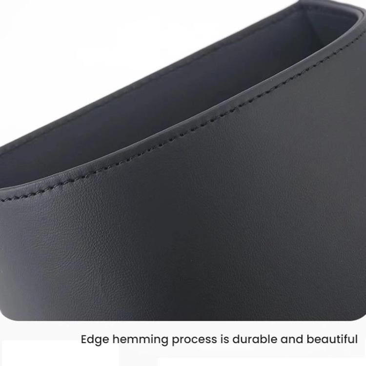 Hanging Leather Car Trash Can Multifunctional Storage Box