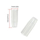 Single clear plastic breathalyzer mouthpiece, 7mm x 21mm dimensions