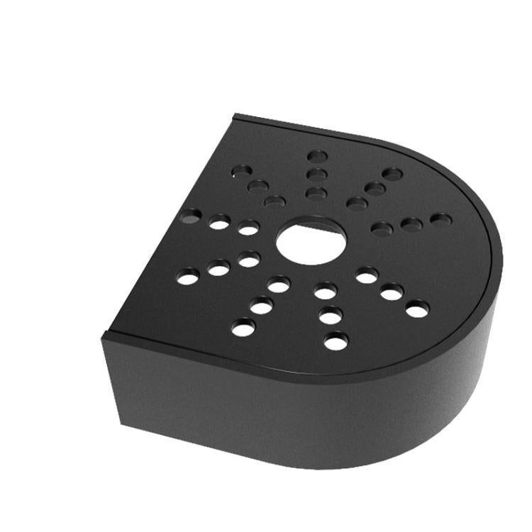 Extra-tall black drip tray replacement for Keurig K-Mini, perforated with central hole