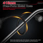 Flexible metal probe hose for refrigerant leak detection with adjustable loop