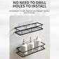 Wall-mounted Punch-free Bathroom Toiletry Storage Rack