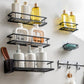 Wall-mounted Punch-free Bathroom Toiletry Storage Rack