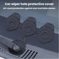 10pcs Car Wiper Hole Protective Cover Wiper Dust-Proof Leak-Proof Plug Protective Silicone Pad