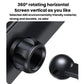 360° rotating car phone holder base with magnetic mount for flexible viewing angles