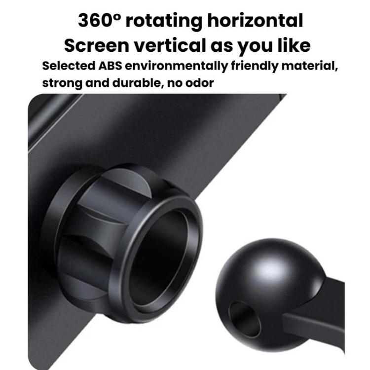 360° rotating car phone holder base with magnetic mount for flexible viewing angles