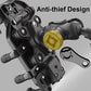 Anti-theft motorcycle phone holder with sun visor and locking knob