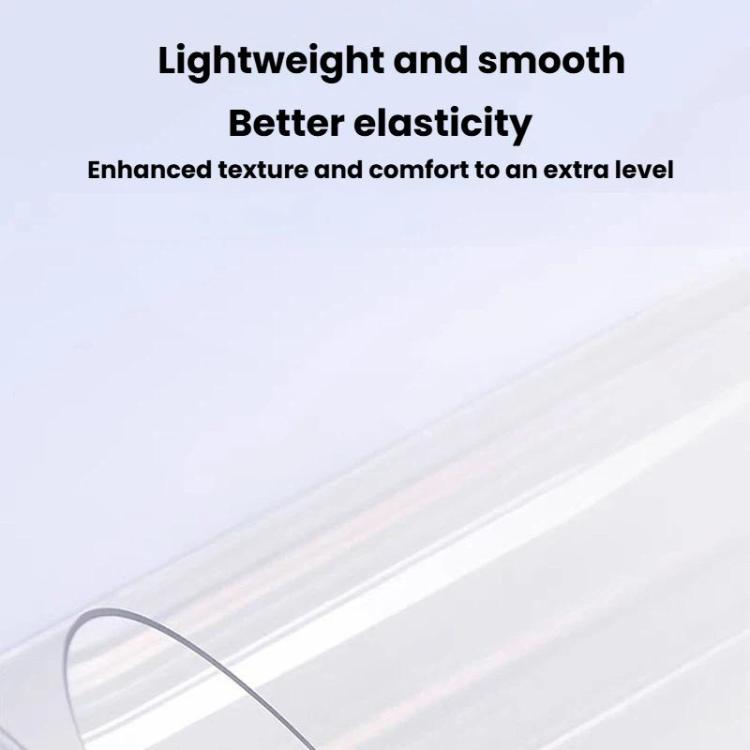 Car B-pillar protective film, lightweight clear strip showing smooth flexibility
