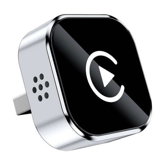Q1A 2 In 1 Wireless Carplay/AndroidAuto Box Smart Portable In-Car Connectivity Box, Black Color Label, Black White Lable, Silver White Lable, Black Chromatic Car Badge, Silver Chromatic Car Badge, Gold Label Dual-Pocket Translator, Silver Color Lable