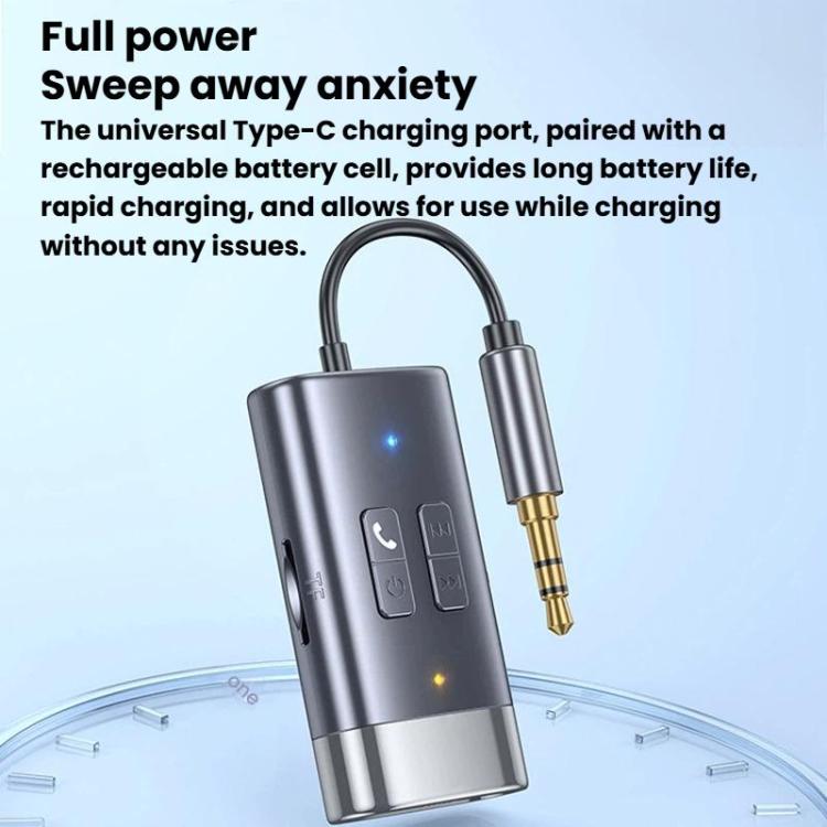 G76 Bluetooth 5.4 Receiver Transmitter Car AUX Adapter, G76