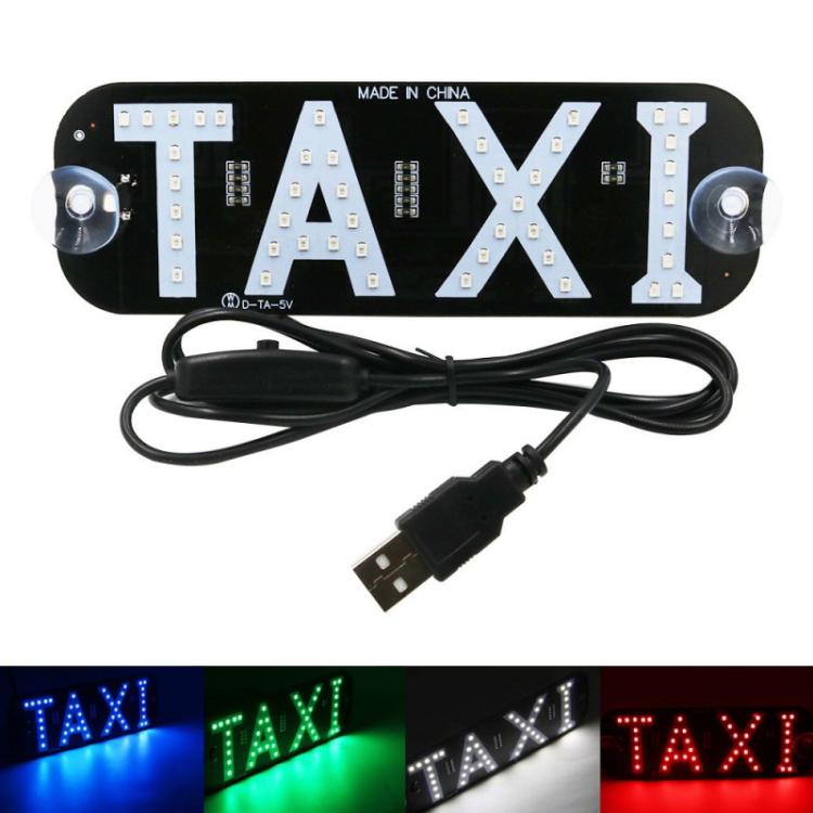 Taxi Indicator Light For Vehicles Roof Lamp With Switch, USB Port, Cigarette Lighter Socket