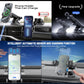 Car phone holder wireless charger with automatic sensor and charging indicator LEDs