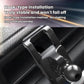 Hook-type installation car phone mount clip with ball knob, black