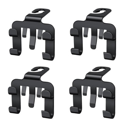 4pcs Multi-functional Car Seat Back Hook Phone Holder