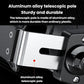 Bike bottle cage featuring aluminum alloy telescopic support component