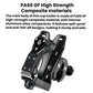High-strength composite bottle holder cage with black quick-release base