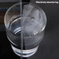 Anti-fog film absorbing moisture on a clear lens with condensation effect