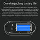 WiFi video doorbell intercom battery compartment diagram showing 18650 cells and power life