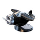 Automatic Rotating Car Dashboard Decorative Solar-Powered Airplane Ornament