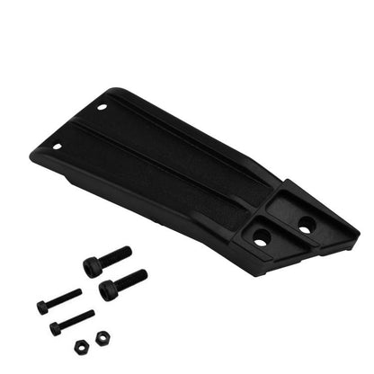 Electric scooter mudguard mount bracket, black with screws and nuts