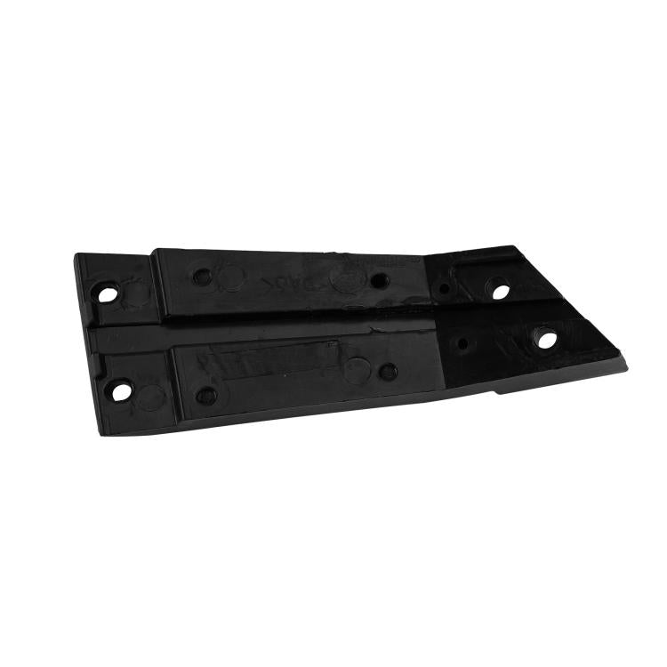 Electric scooter mudguard mount bracket, black with mounting holes