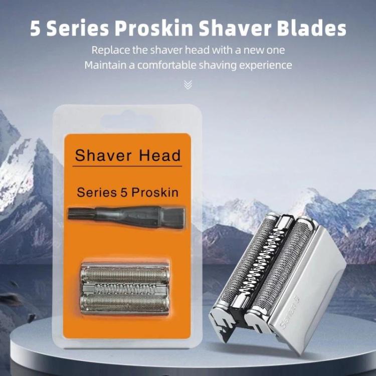 Blister pack replacement shaver head blade set for Series 5 Proskin