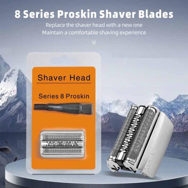 Braun Series 8 Proskin shaver head blister pack with cutter unit insert