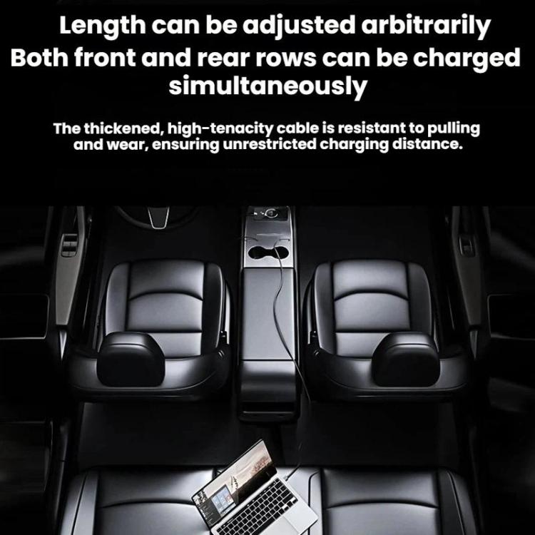 Car cigarette lighter fast charging adapter charger, compact plug-in