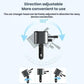 Car charger adapter with adjustable rotating head and multiple charging connectors