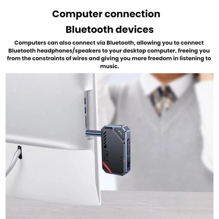 Bluetooth 5.4 Car AUX Music Audio Transmitter/Receiver, JS1
