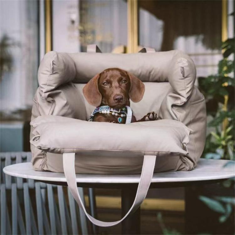 Car Seat Removable Washable PU Waterproof Chew-resistant Pet Bed, 50x45x40cm