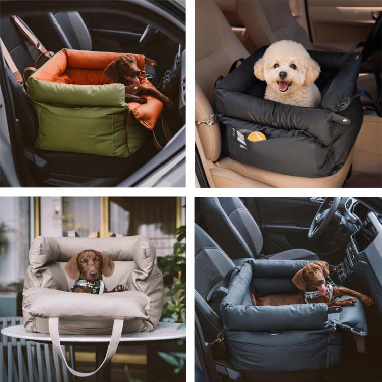 Car Seat Removable Washable PU Waterproof Chew-resistant Pet Bed, 50x45x40cm
