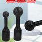 Set of three black spherical spiked sanding/grinding heads with straight handles