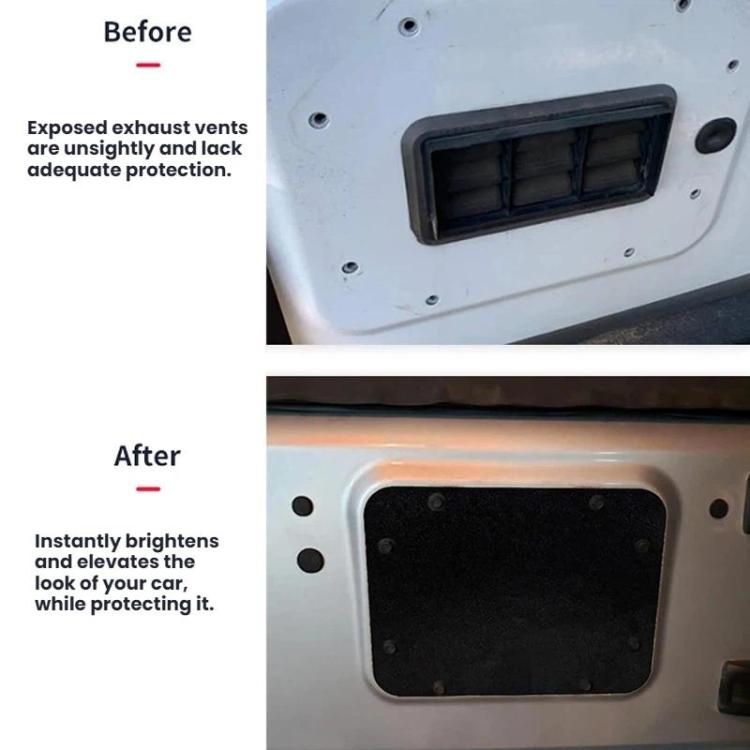For Jeep Wrangler JK Exhaust Cover Tailgate Trim