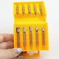 10pcs /Box HSS Rotary File Woodworking Tools Root Carving File, 10pcs /Box Rotary File