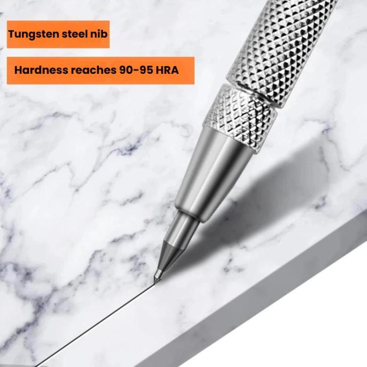 Tungsten steel diamond scratching tip marker pen with narrow pointed nib