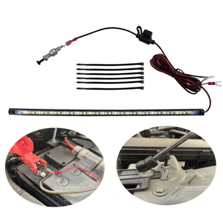 Automatic Switch Control For Car Hood Inspection Lights Strips