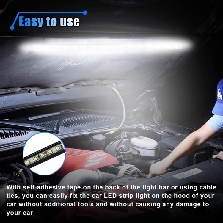 Automatic Switch Control For Car Hood Inspection Lights Strips