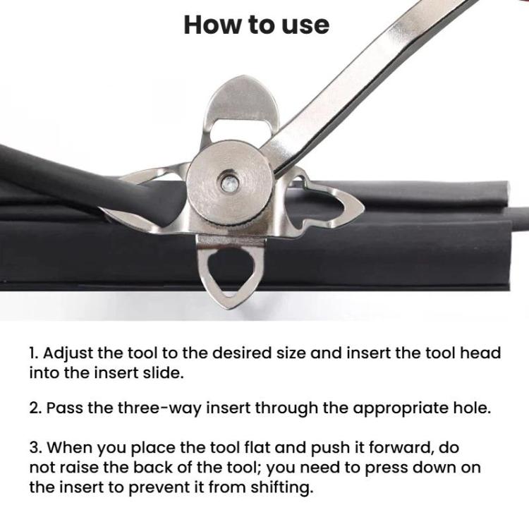 Car Glass Rubber Strip Installation Tool Seal Strip Core Threading Tool