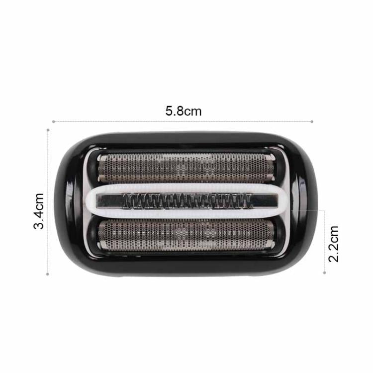 Braun 64B replacement shaver head (5.8 x 3.4 x 2.2 cm), black housing