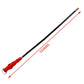 Flexible magnetic screw retriever rod with red handle and long black shaft