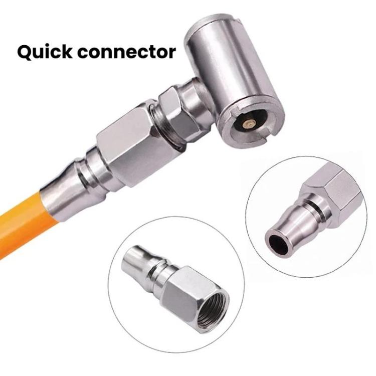 Car Tire Inflation Nozzle Tire Air Nozzle, Double Head, Single Head